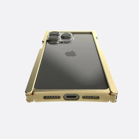 Luxury iPhone 15 Pro Max Case's Magsafe Compatibility is being shown by charging port view of iphone