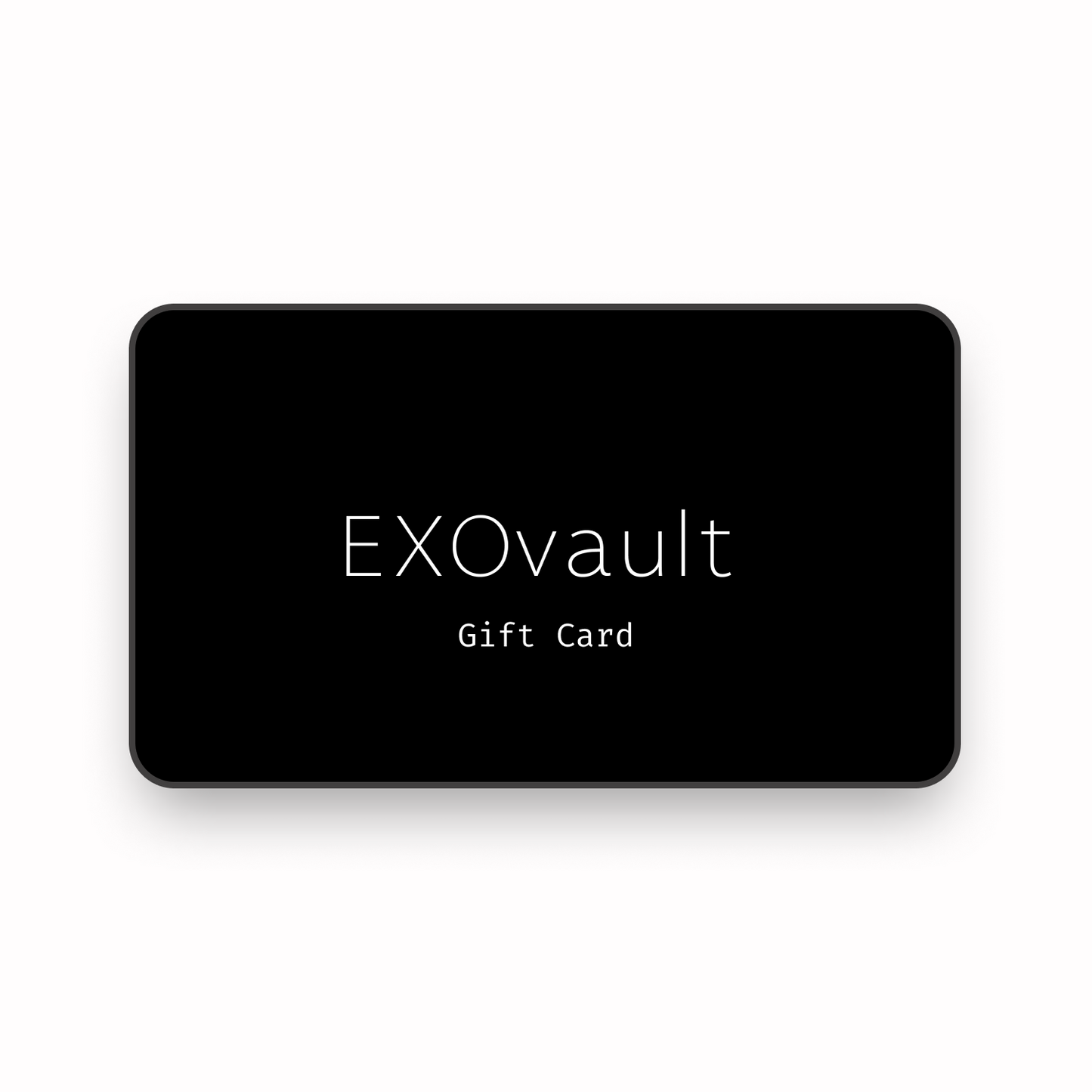 EXOvault gift card