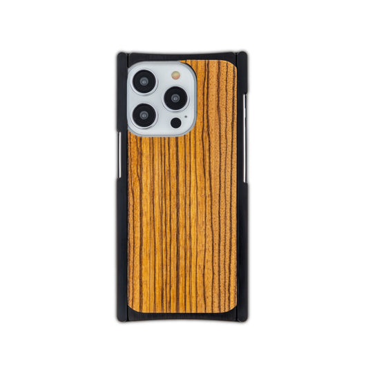 Black Aluminum Zebra Wood