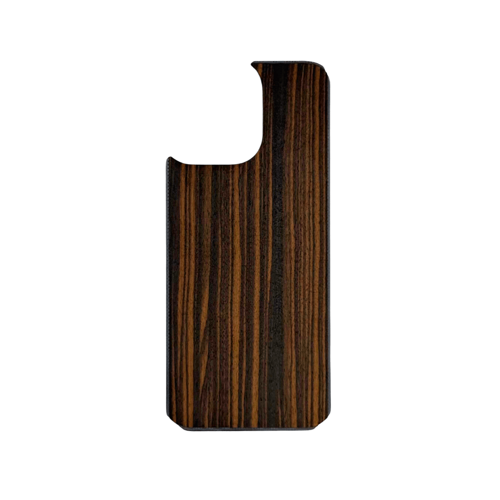 Natural Ebony Wood iPhone Case Back