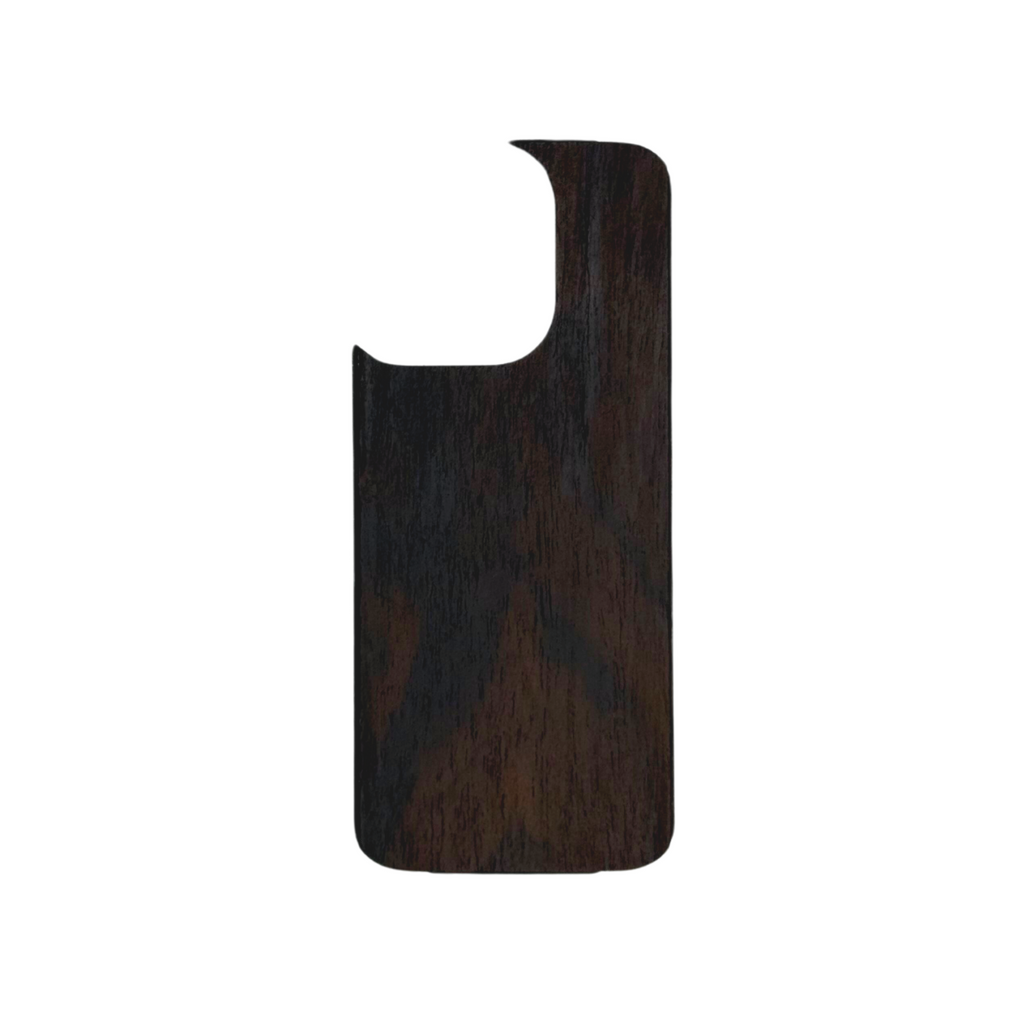 Dark Ziricote Wood iPhone Case Back