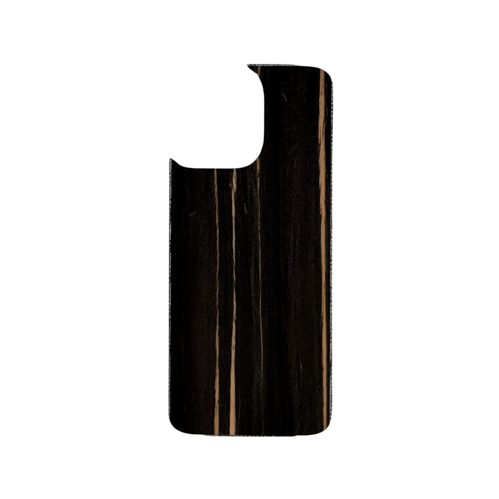 Luxury Ebony Wood iPhone Case Back