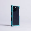 Ibiza blue iphone case black shadow side