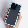 Ibiza blue iphone case black shadow in hand